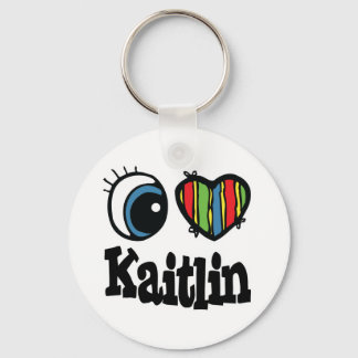 I Heart (Love) Kaitlin Key Ring