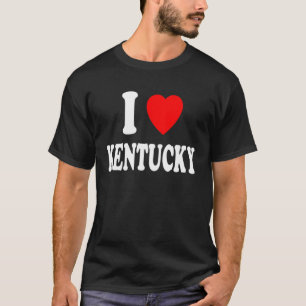 I Heart Love Kentucky Travel Tourism Home Vacation T-Shirt