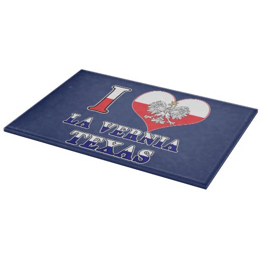 Image of I Heart Love La Vernia Texas Cutting Board