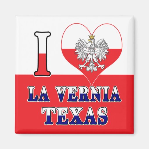 Image of I Heart Love La Vernia Texas Magnet