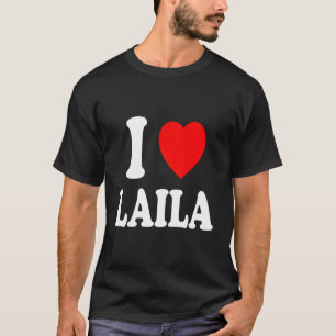 I Heart (Love) Laila Cute Matching Couple Spouse M T-Shirt