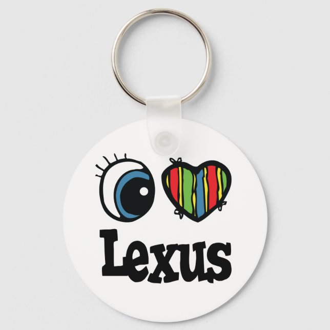 I Heart (Love) Lexus Key Ring (Front)