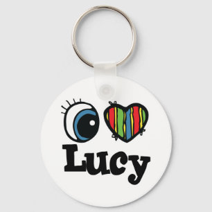 I Heart (Love) Lucy Key Ring