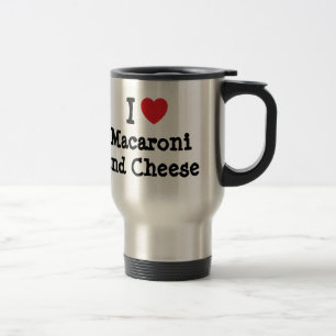 I heart (love) Macaroni and Cheese Travel Mug