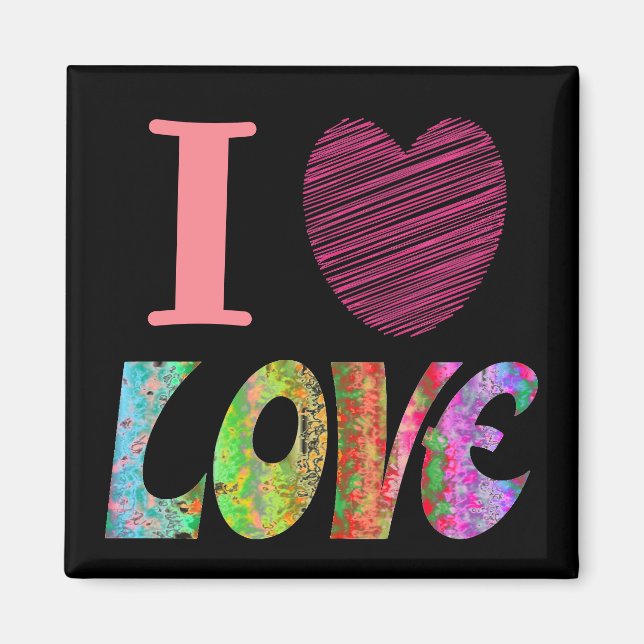 I Heart Love Magnet (Front)