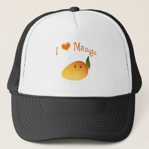 I Heart (love) Mango Trucker Hat