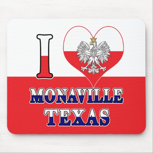 Image of I Heart Love Monaville Texas Mouse Mat