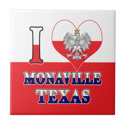 Image of I Heart Love Monaville Texas Tile
