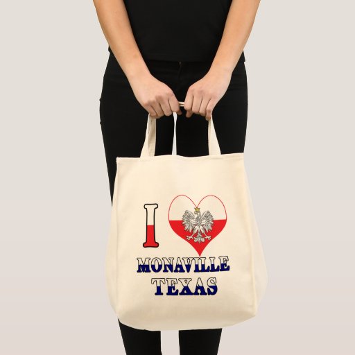 Image of I Heart Love Monaville Texas Tote Bag