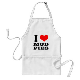 I HEART (LOVE) mud pies Standard Apron
