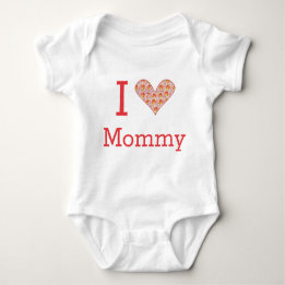 I Heart Love Mummy Infant T-Shirts
