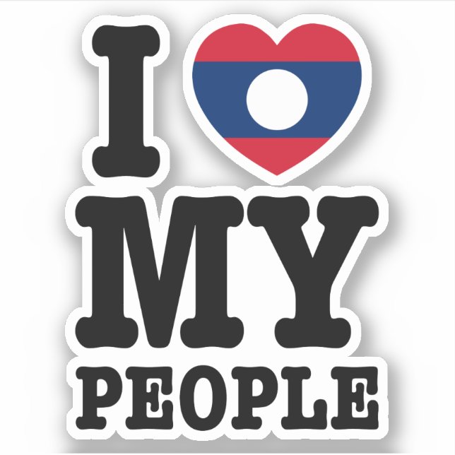 I Heart (Love) My Lao People (Front)