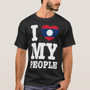 I Heart (Love) My Lao People T-Shirt