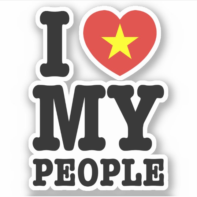 I Heart (Love) My Viet People (Front)