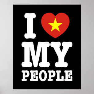 I Heart (Love) My Viet People Poster