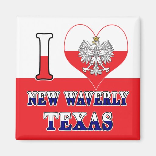 Image of I Heart Love New Waverly Texas Magnet