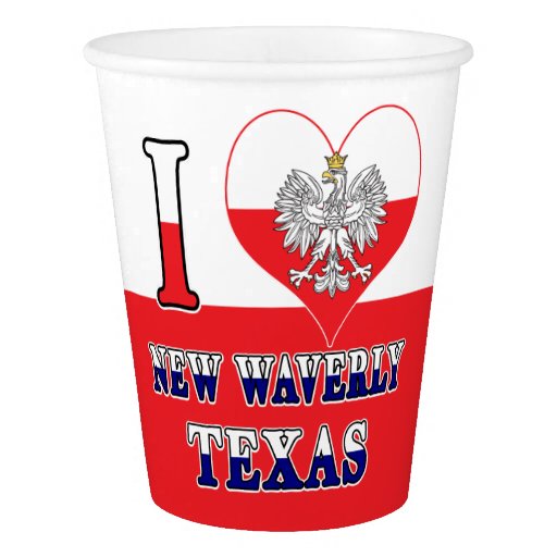 Image of I Heart Love New Waverly Texas Paper Cup