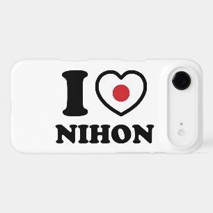 I HEART [LOVE] NIHON Case-Mate iPhone CASE