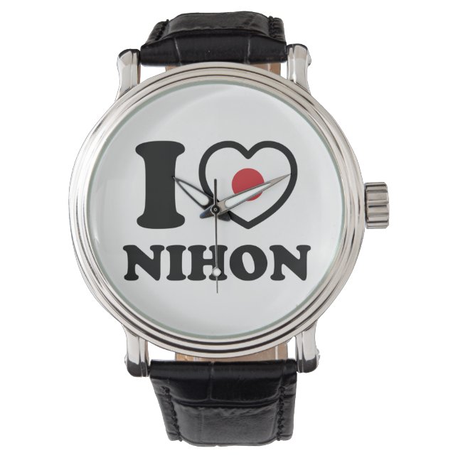 I HEART [LOVE] NIHON WATCH (Front)