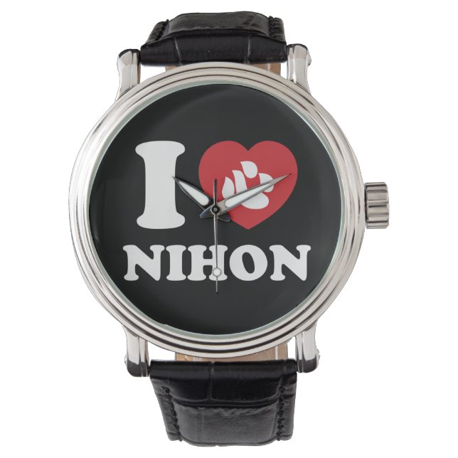 I HEART [LOVE] NIHON WATCH (Front)
