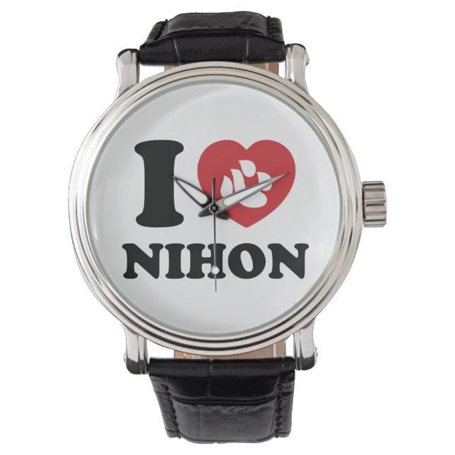 I HEART [LOVE] NIHON WATCH (Front)