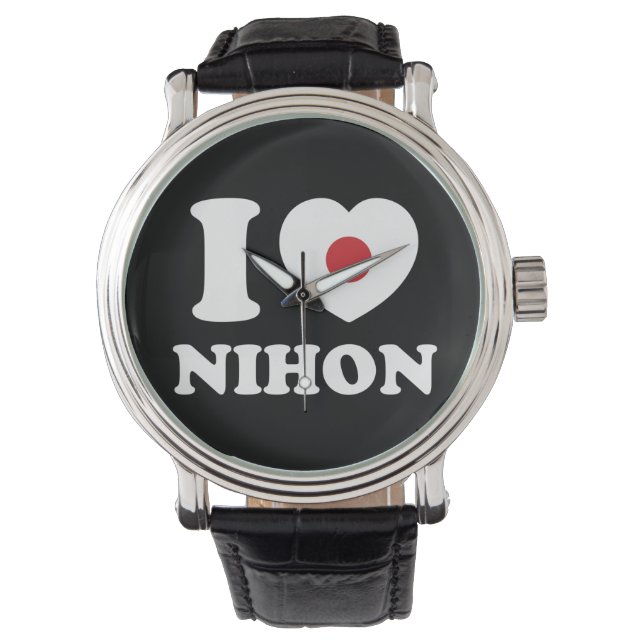 I HEART [LOVE] NIHON WATCH (Front)
