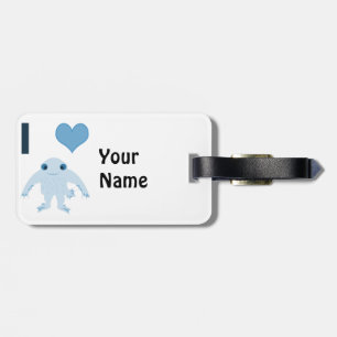 I heart (love) Ningen Luggage Tag