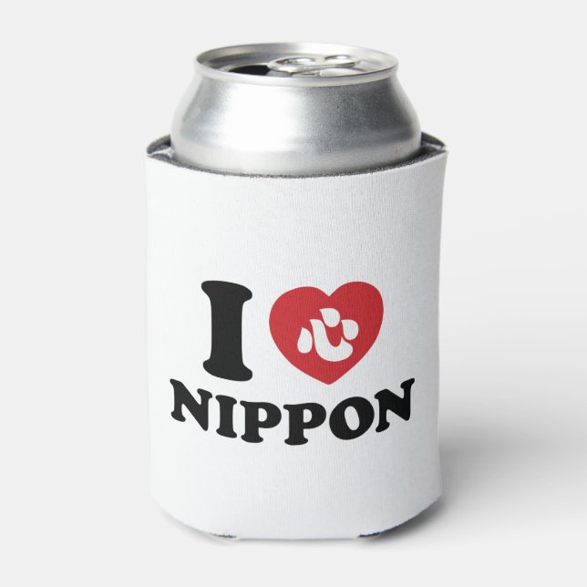 I HEART [LOVE] NIPPON CAN COOLER (Can Front)