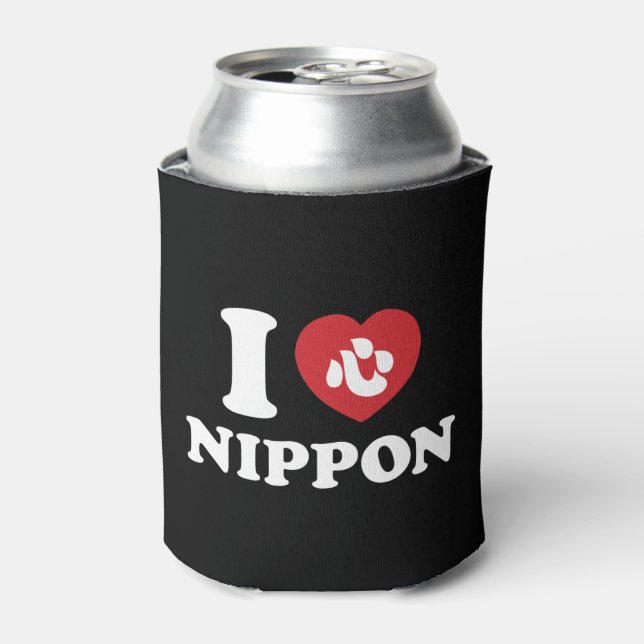 I HEART [LOVE] NIPPON CAN COOLER (Can Front)