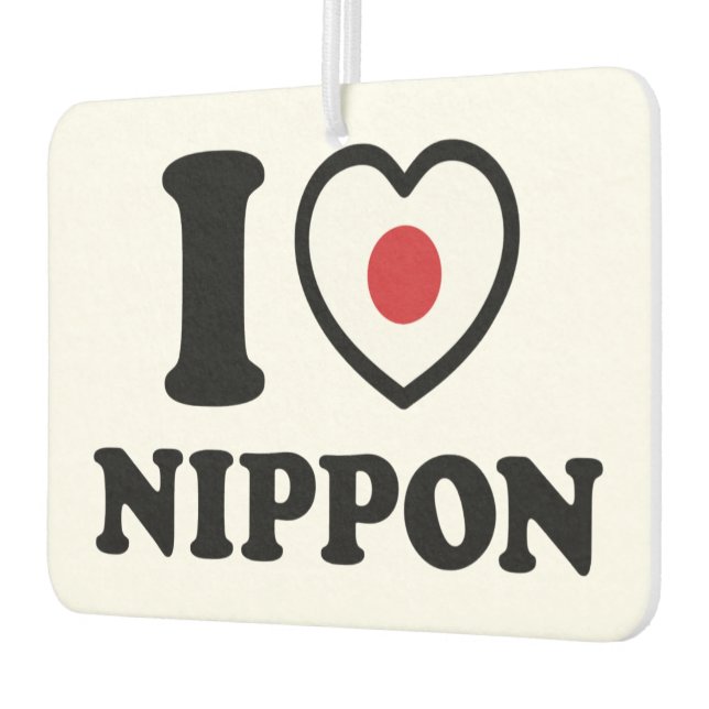 I HEART [LOVE] NIPPON CAR AIR FRESHENER (Left)