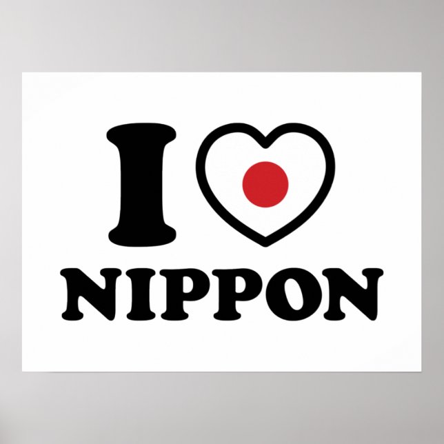 I HEART [LOVE] NIPPON POSTER (Front)