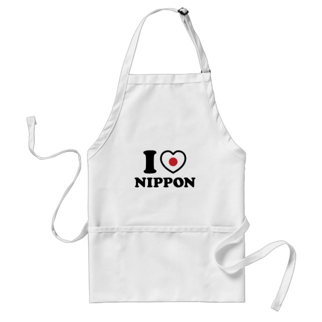 I HEART [LOVE] NIPPON STANDARD APRON (Front)