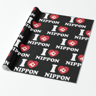 I HEART [LOVE] NIPPON WRAPPING PAPER