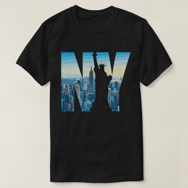 I Heart Love NY New York City NYC Classic Font T-Shirt (Design Front)
