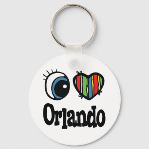 I Heart (Love) Orlando Key Ring