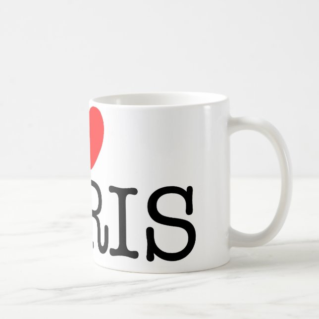 I heart (love) Paris Coffee Mug (Right)