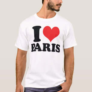 I Heart / love Paris T-Shirt