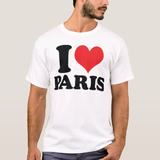 I Heart / love Paris T-Shirt