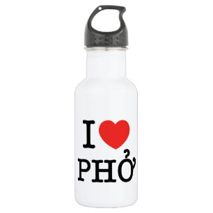 I Heart (Love) Pho 532 Ml Water Bottle