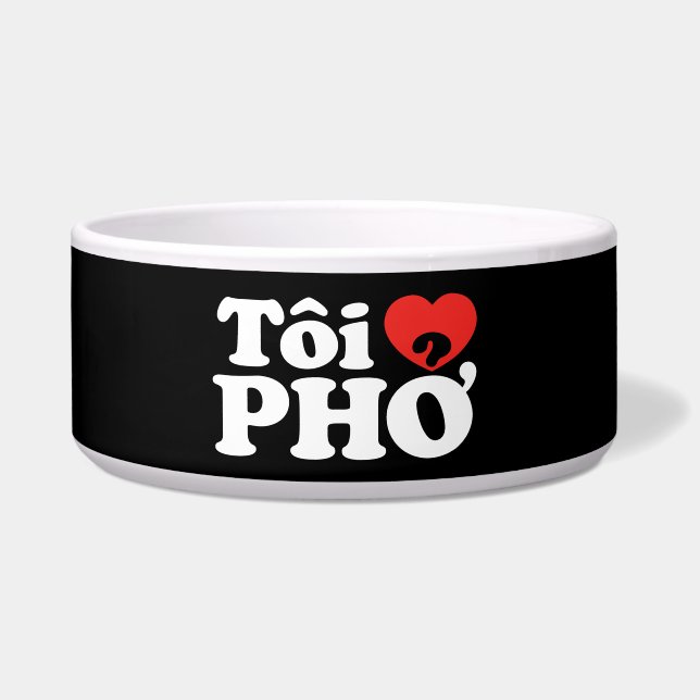 I Heart (Love) Pho (Tôi ❤ PHỞ) Vietnamese Language (Front)