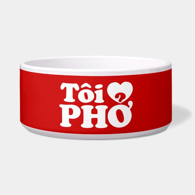 I Heart (Love) Pho (Tôi ❤ PHỞ) Vietnamese Language (Front)