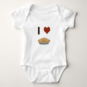 I heart (love) Pie Baby Bodysuit