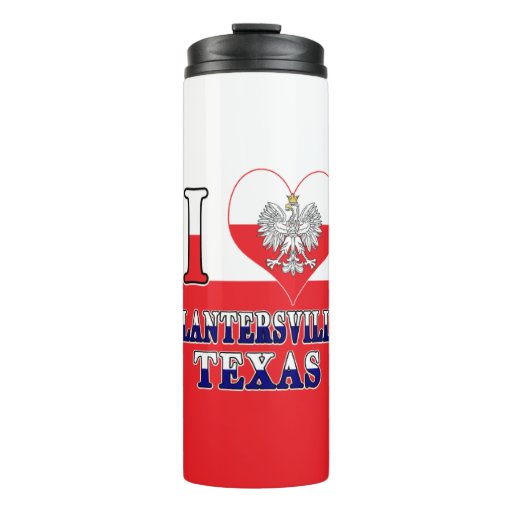Image of I Heart Love Plantersville Texas Thermal Tumbler