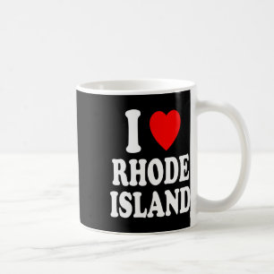 I Heart (love) Rhode Island Travel Tourism Vacatio Coffee Mug