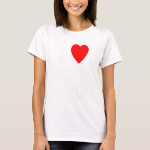 I Heart (love) Roller Skating Der  T-Shirt