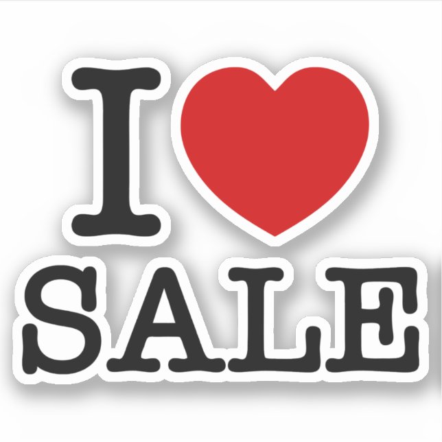 I HEART [LOVE] SALE (Front)