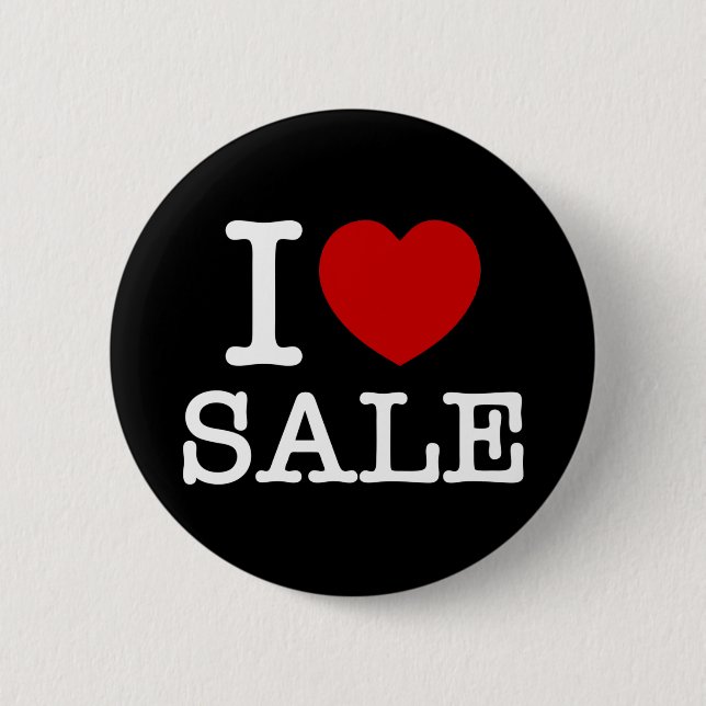 I HEART [LOVE] SALE BUTTON (Front)