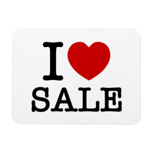 I HEART [LOVE] SALE MAGNET