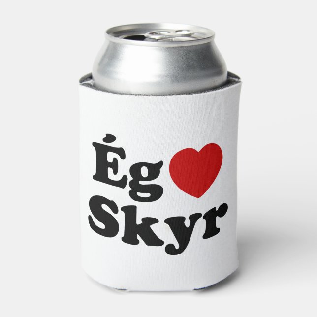 I Heart (Love) Skyr [Ég Elska Skyr] Icelandic Can Cooler (Can Front)