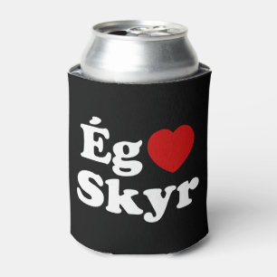 I Heart (Love) Skyr [Ég Elska Skyr] Icelandic Can Cooler